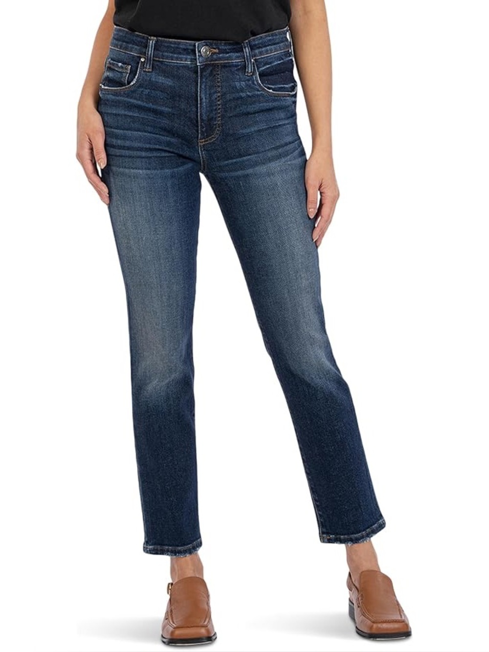 Kut from the Kloth straight leg denim jeans sz 10S enchantment wash